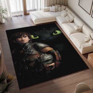Alternative view of Tapis Krokmou et Harold – Dragons 2