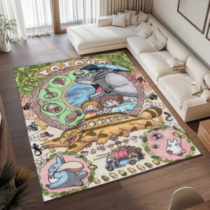 Alternative view of Tapis Totoro dans le bus
