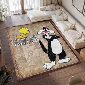 Alternative view of Tapis Titi et Grosminet – Looney Tunes 03