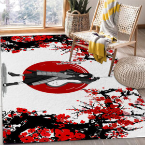 Alternative view of Tapis Uchiha Madara Japan Style Carpet Rug Home Room Decor