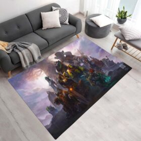 Tapis World of Warcraft – Tous les personnages Anduin Wrynn Thrall Vol’jin Muradin Barbe-de-Bronze