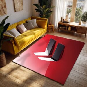 Tapis Car Yanmar Red Background