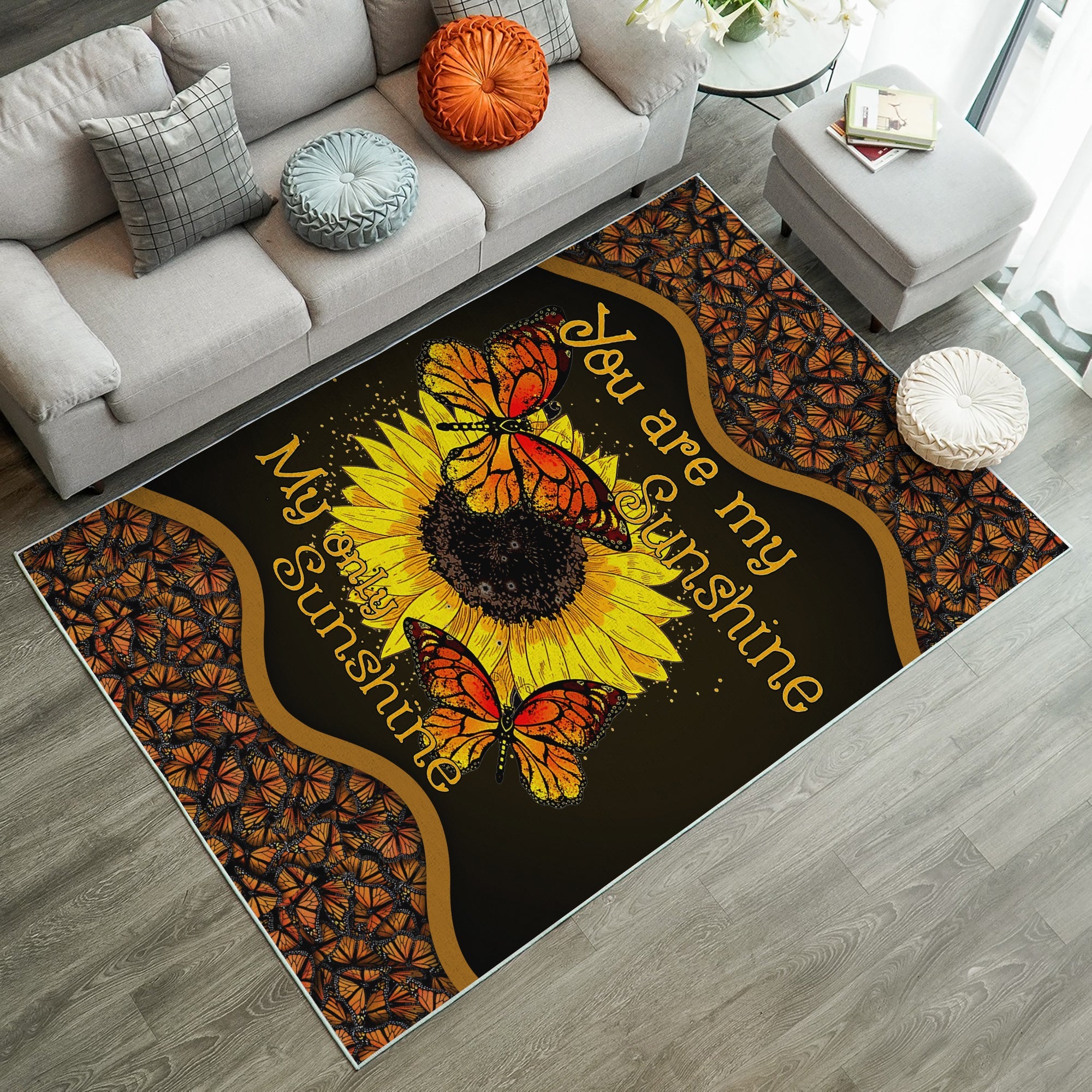 Tapis You Are My Sunshine My Only Sunshine Rug Carpet Rug Home Room Decor – Image 2
