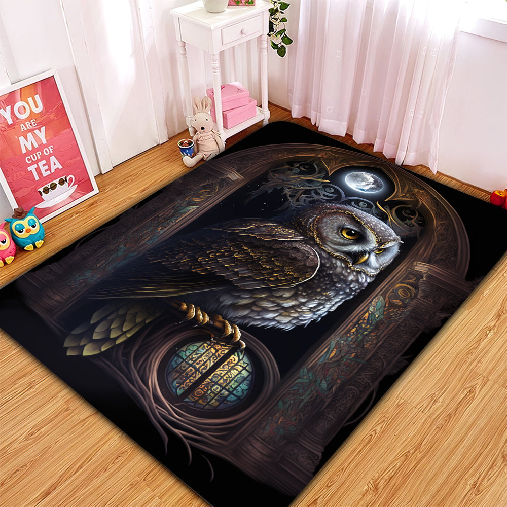 Tapis Magic Owl 2 Carpet Rug Home Room Decor – Image 2