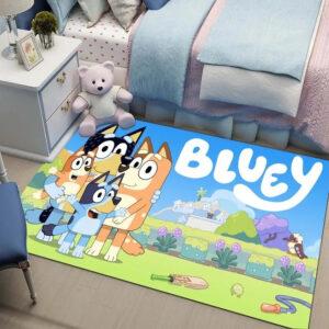 Tapis Blue Heeler Bingo Graphic Carpet Living Room Bedroom Sofa Rug Door Mat Kitchen 02