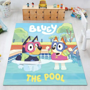 Tapis Blue Heeler Bingo Graphic Carpet Living Room Bedroom Sofa Rug Door Mat Kitchen 06