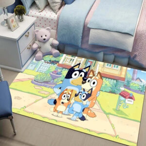 Tapis Blue Heeler Bingo Graphic Carpet Living Room Bedroom Sofa Rug Door Mat Kitchen 08