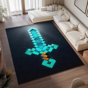 Alternative view of Tapis Épée en diamant enchantée – Minecraft