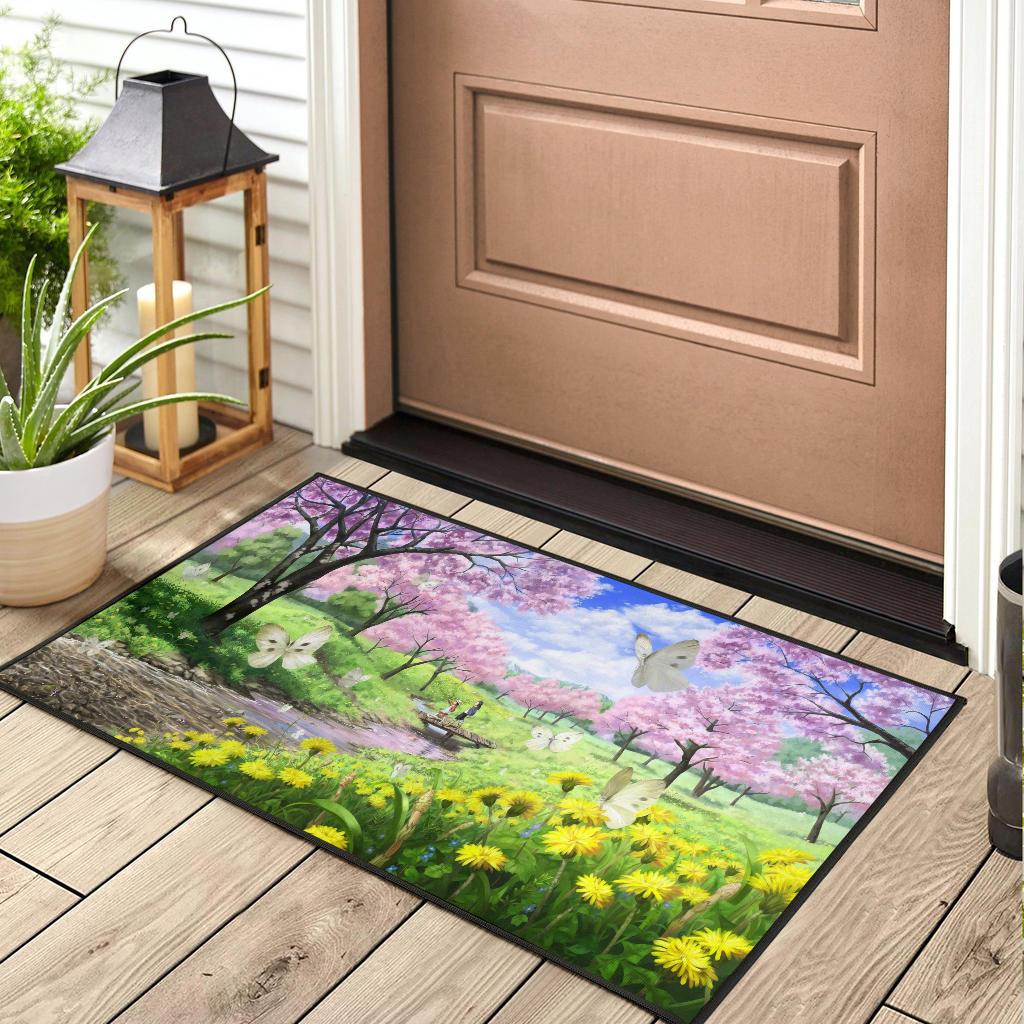 Tapis Anime Landscape Butterfly Doormat – Image 3