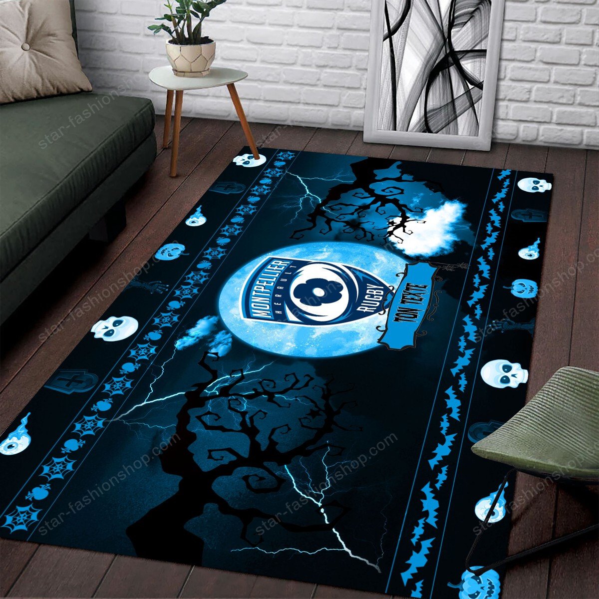 Tapis Rugby Montpellier Herault Rugby WRUG11046 – Image 3
