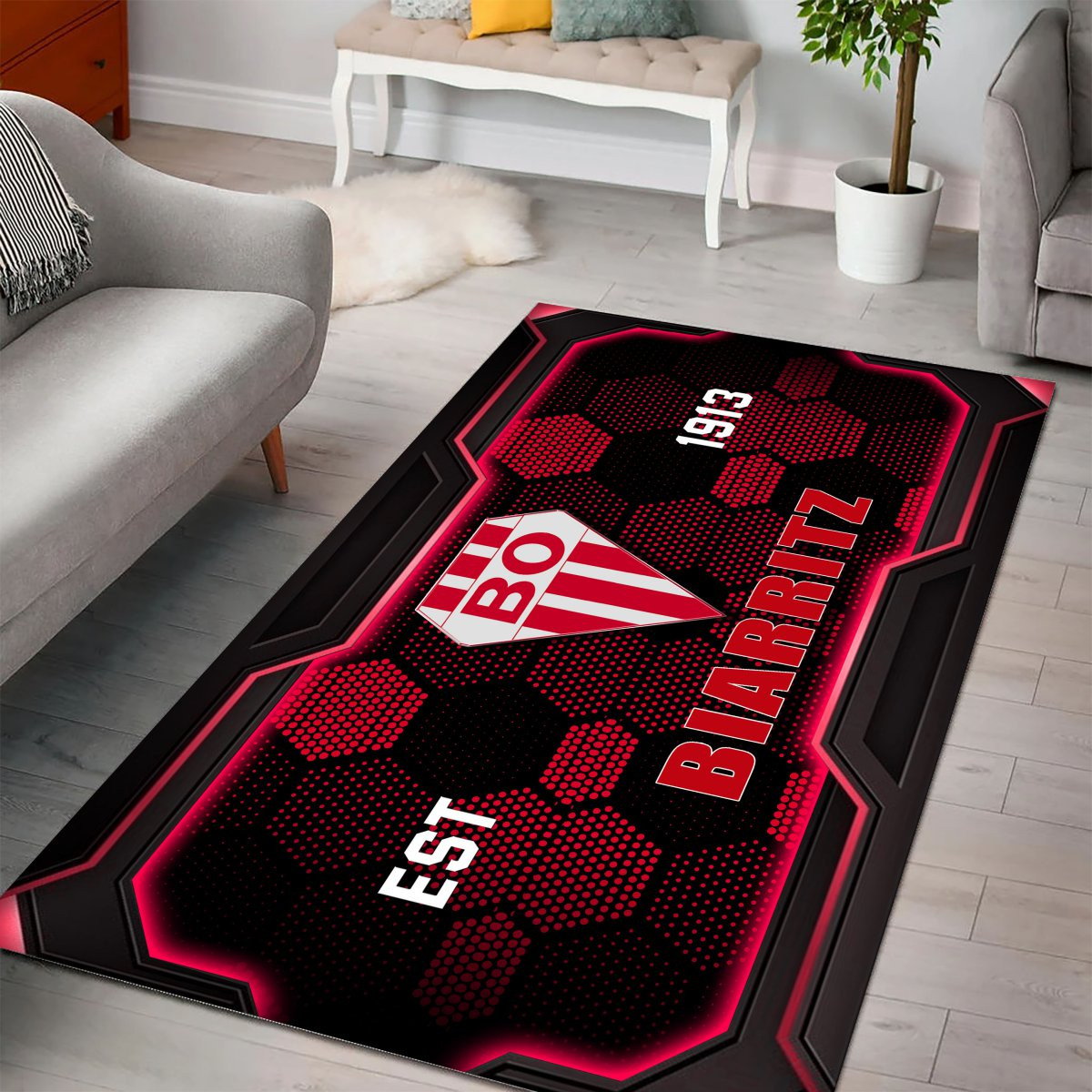 Tapis Rugby Biarritz Olympique DDQRUG110397 – Image 2