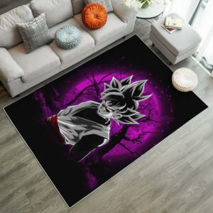 Alternative view of Tapis Goku Black Moonlight Rug Carpet Rug Home Room Decor