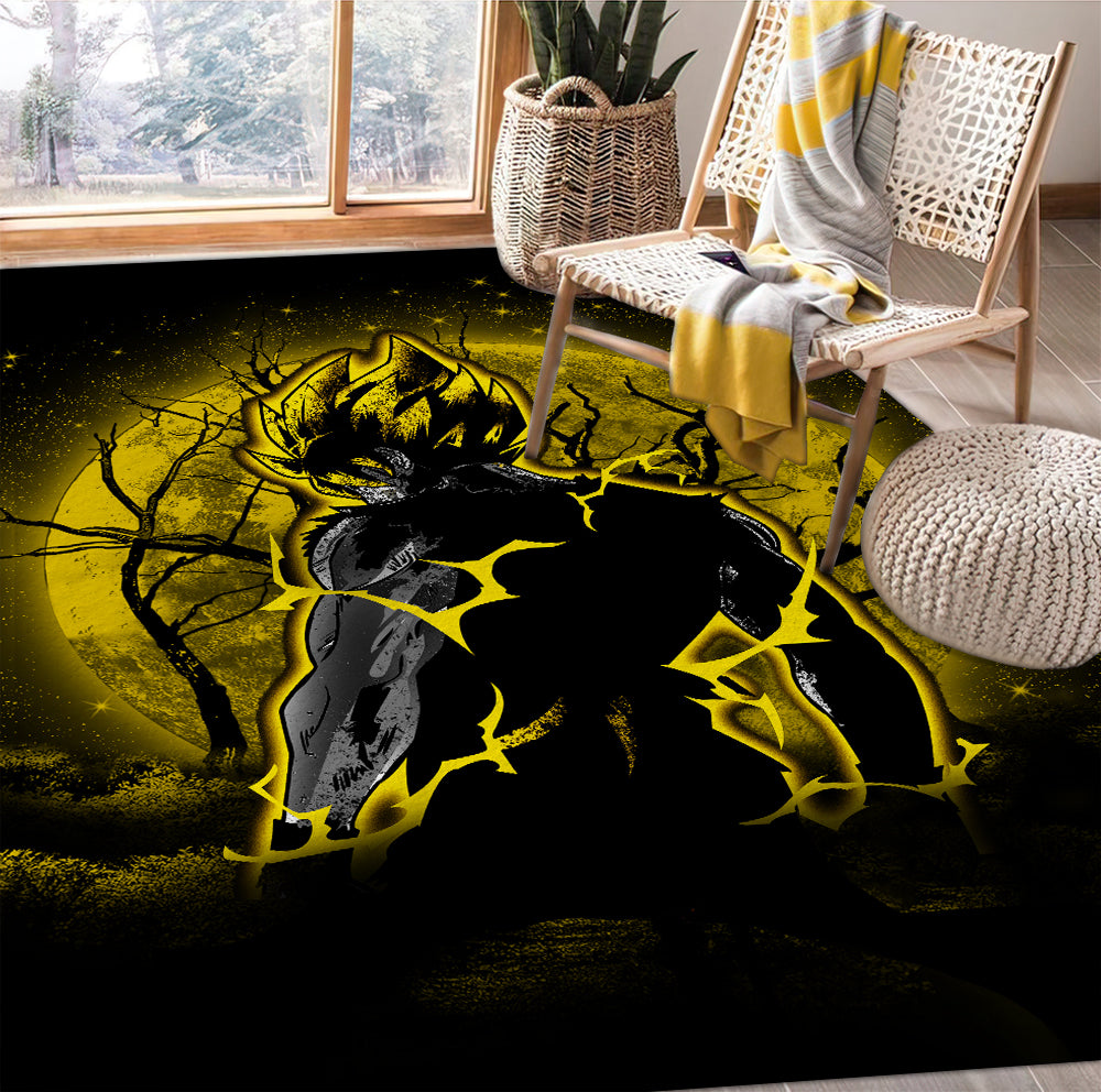 Tapis Goku Super Saiyan Moonlight Rug Carpet Rug Home Room Decor – Image 3