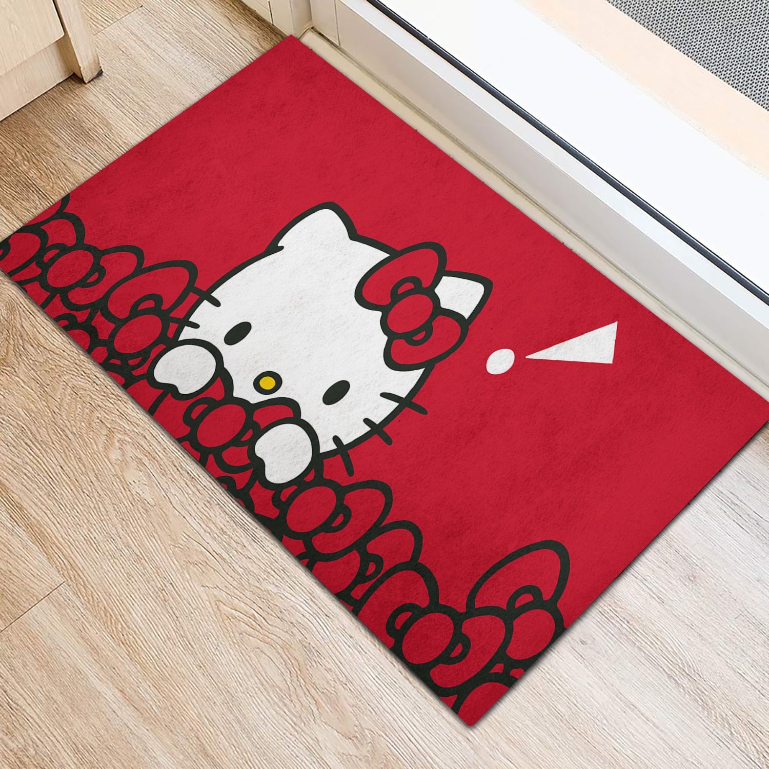 Tapis Red Hello Kitty Doormat Home Decor – Image 2