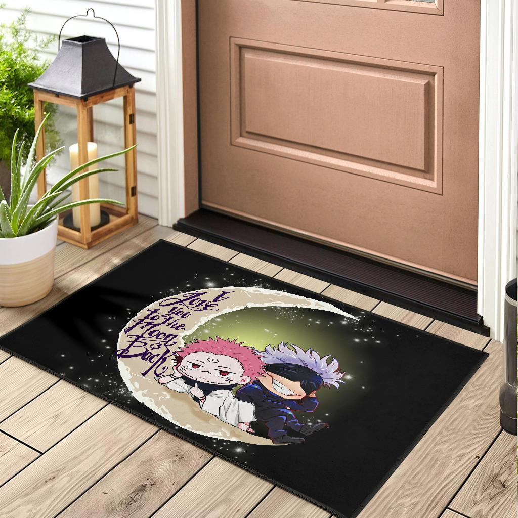 Tapis Jujutsu Kaisen Gojo Sukuna Chibi Anime Doormat – Image 3