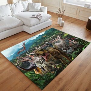 Alternative view of Tapis Dinosaures – Jurassic World 1