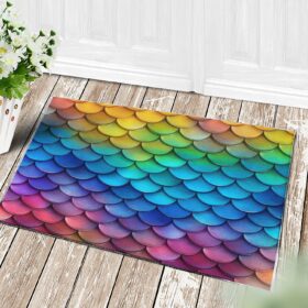 Tapis Mermaid Scale Doormat Home Decor