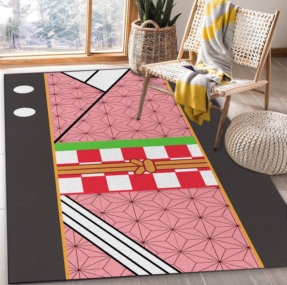 Tapis Nezuko Demon Slayer Carpet Rug Home Room Decor – Image 2