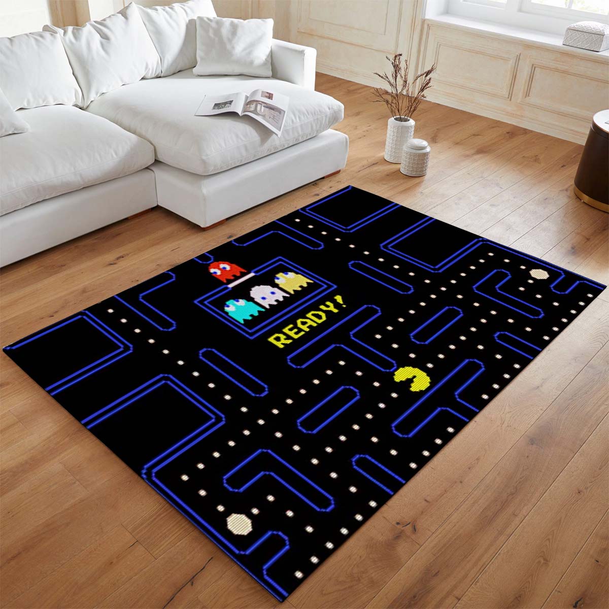 Tapis Pac-Man prêt à jouer avec les fantômes – Image 2