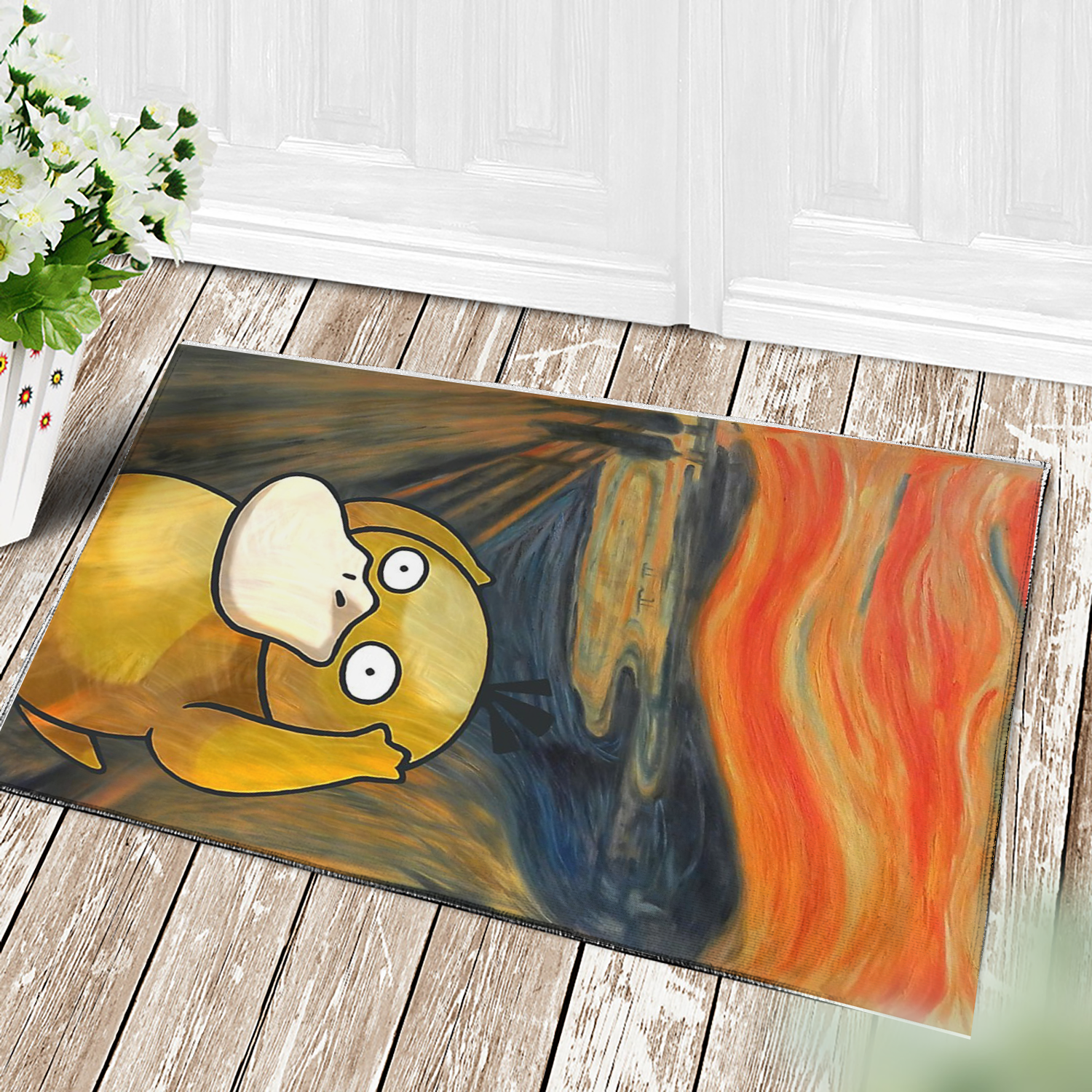 Tapis Pokemon Psyduck Painting Doormat Home Decor