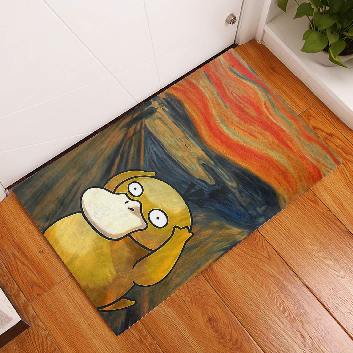 Tapis Pokemon Psyduck Painting Doormat Home Decor – Image 2