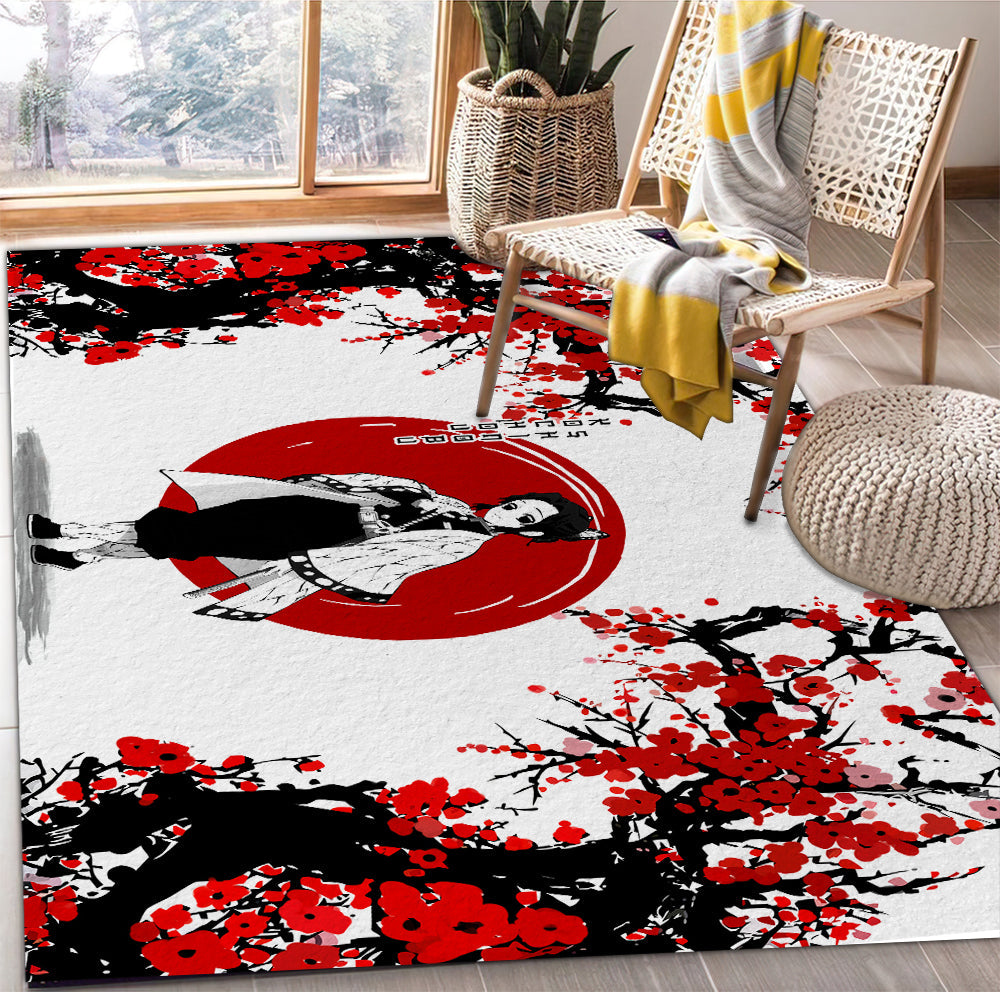 Tapis Shinobu Demon Slayer Japan Style Carpet Rug Home Room Decor – Image 2