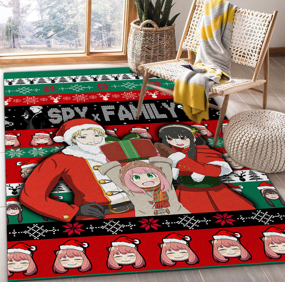 Tapis Spy X Family Christmas Rug Carpet Rug Home Room Decor – Image 2