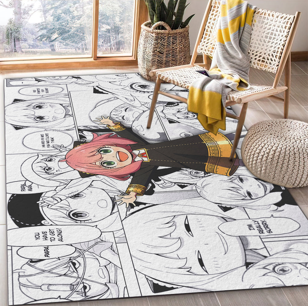 Tapis Anya Forger Spy x Family Rug Carpet Rug Home Room Decor – Image 3