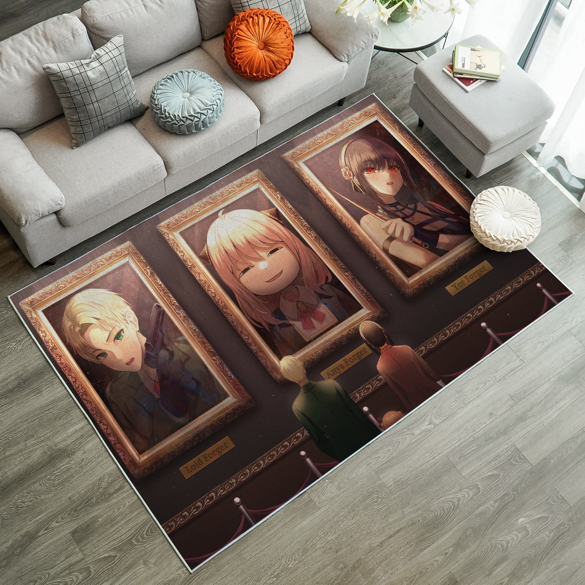 Tapis Yor Forger Anya Forger Spy x Family 1 Rug Carpet Rug Home Room Decor – Image 2