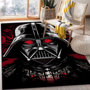 Alternative view of Tapis Darth Vader Red Eye Carpet Rug Home Room Decor
