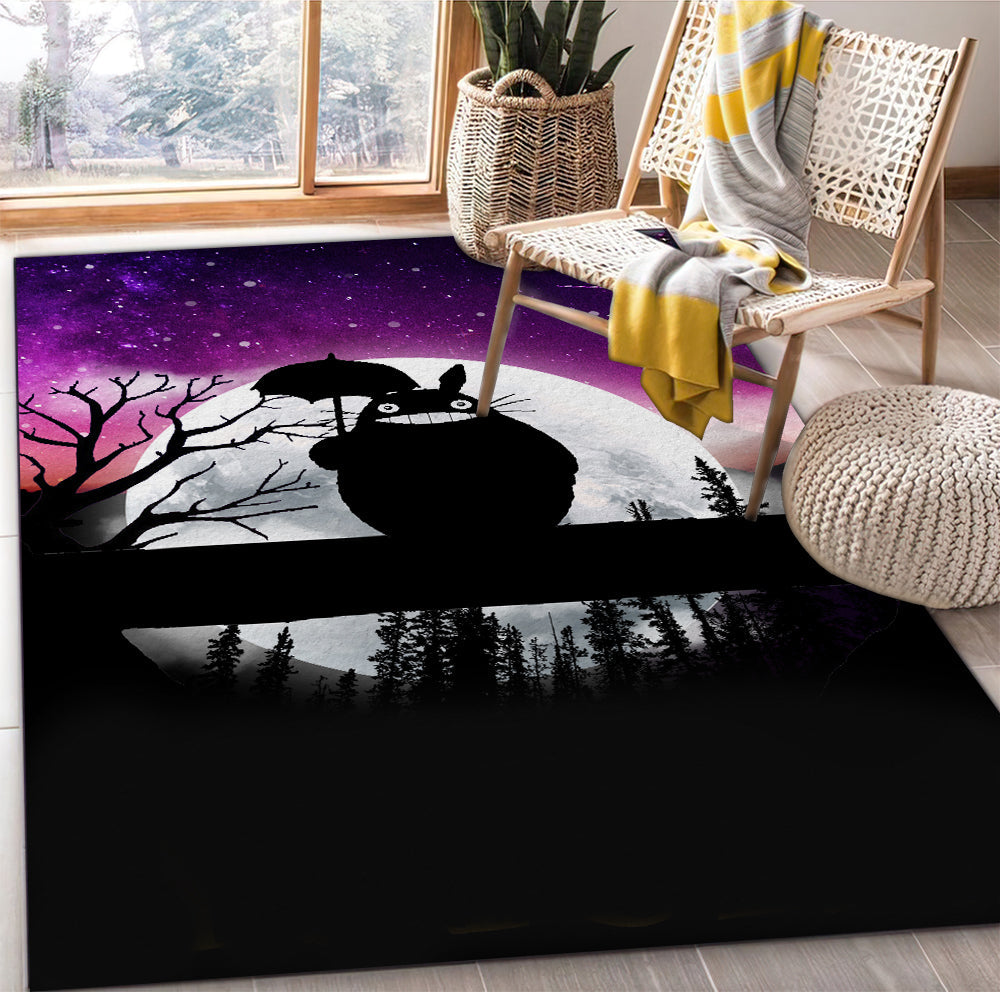 Tapis Totoro Ghibli Moon Night Rug Carpet Rug Home Room Decor – Image 3