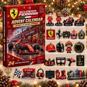 Calendrier de l’Avent Ferrari Formule 1 2026 – Décompte de Noël avec 24 Surprises